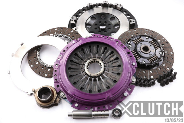 Stage 4 - Twin Disc Sprung Organic Clutch Kit - XKSU23531-2A